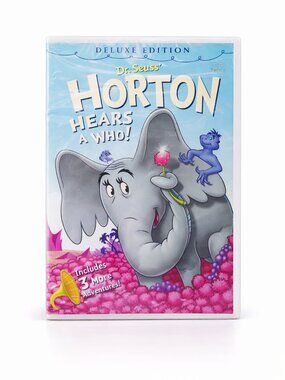 Dr. Seuss Horton Hears a Who DVD Deluxe Edition Sealed Kids Family Movie + Bonus